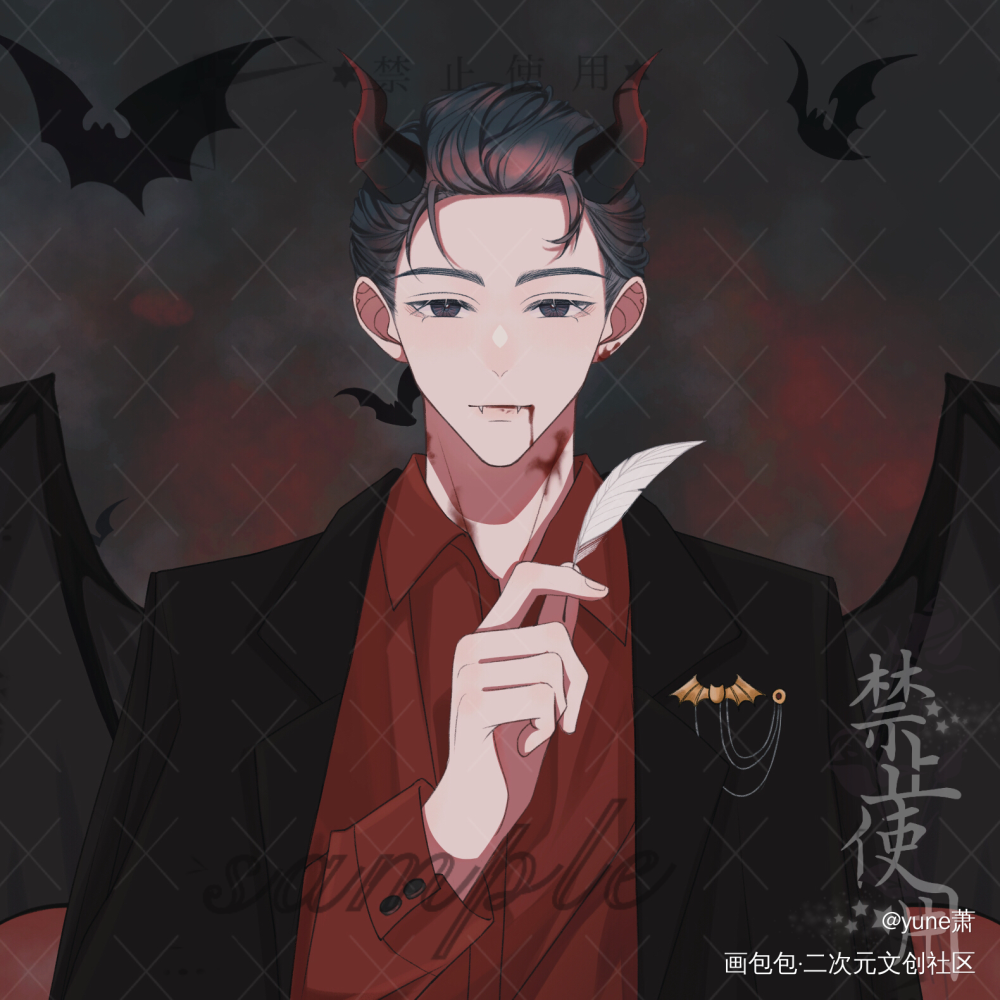 天使秀&恶魔群_娘娘腔188男团群秀绘画作品