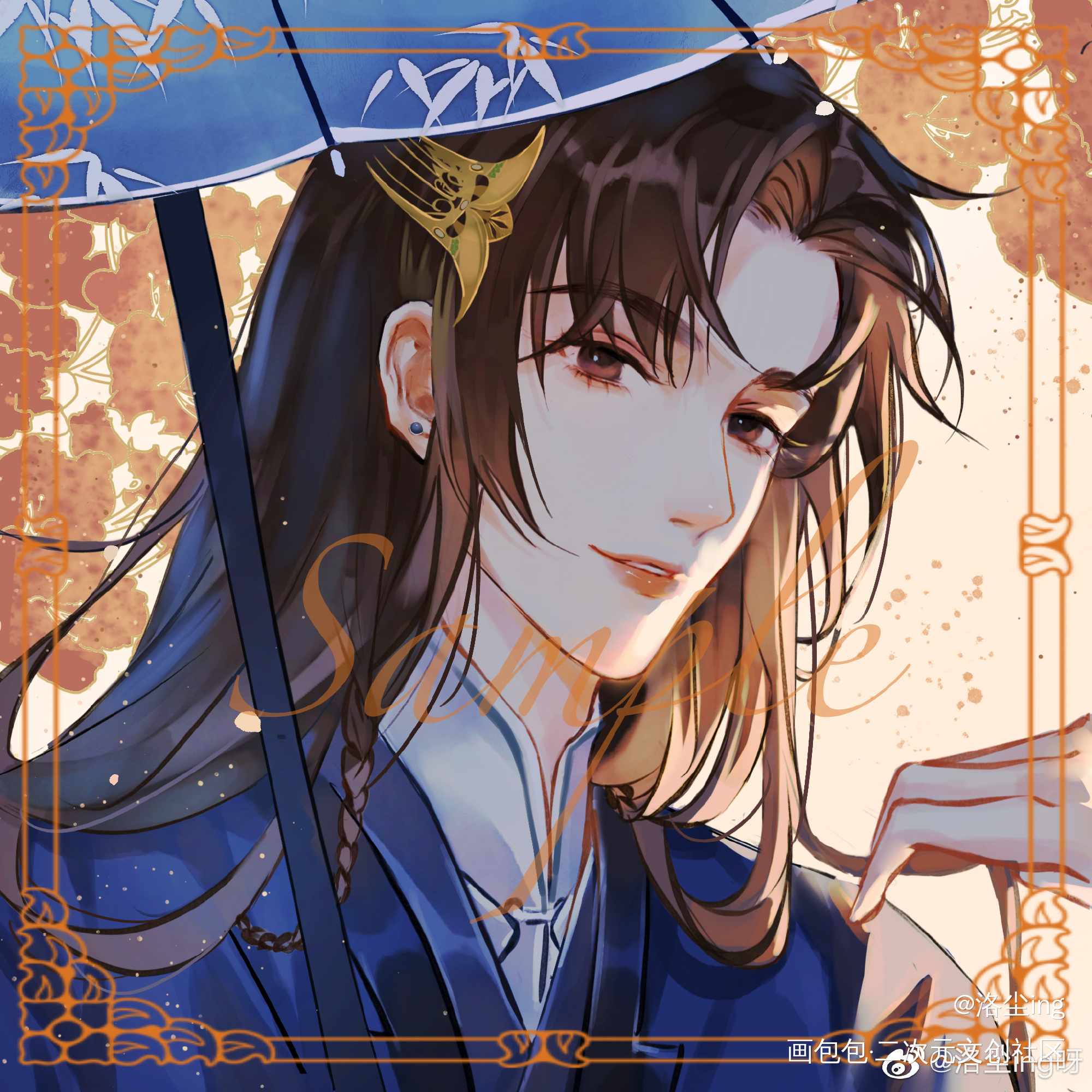 简哥_188男团简隋英绘画作品
