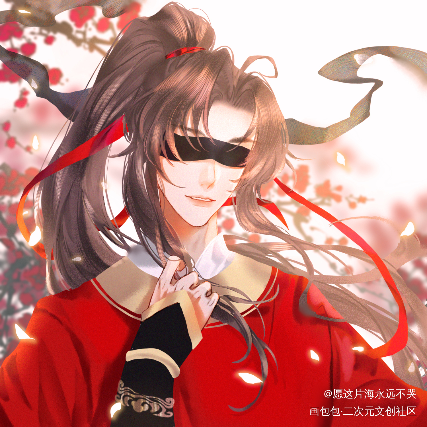骑射服2.0_魔道祖师忘羡绘画作品