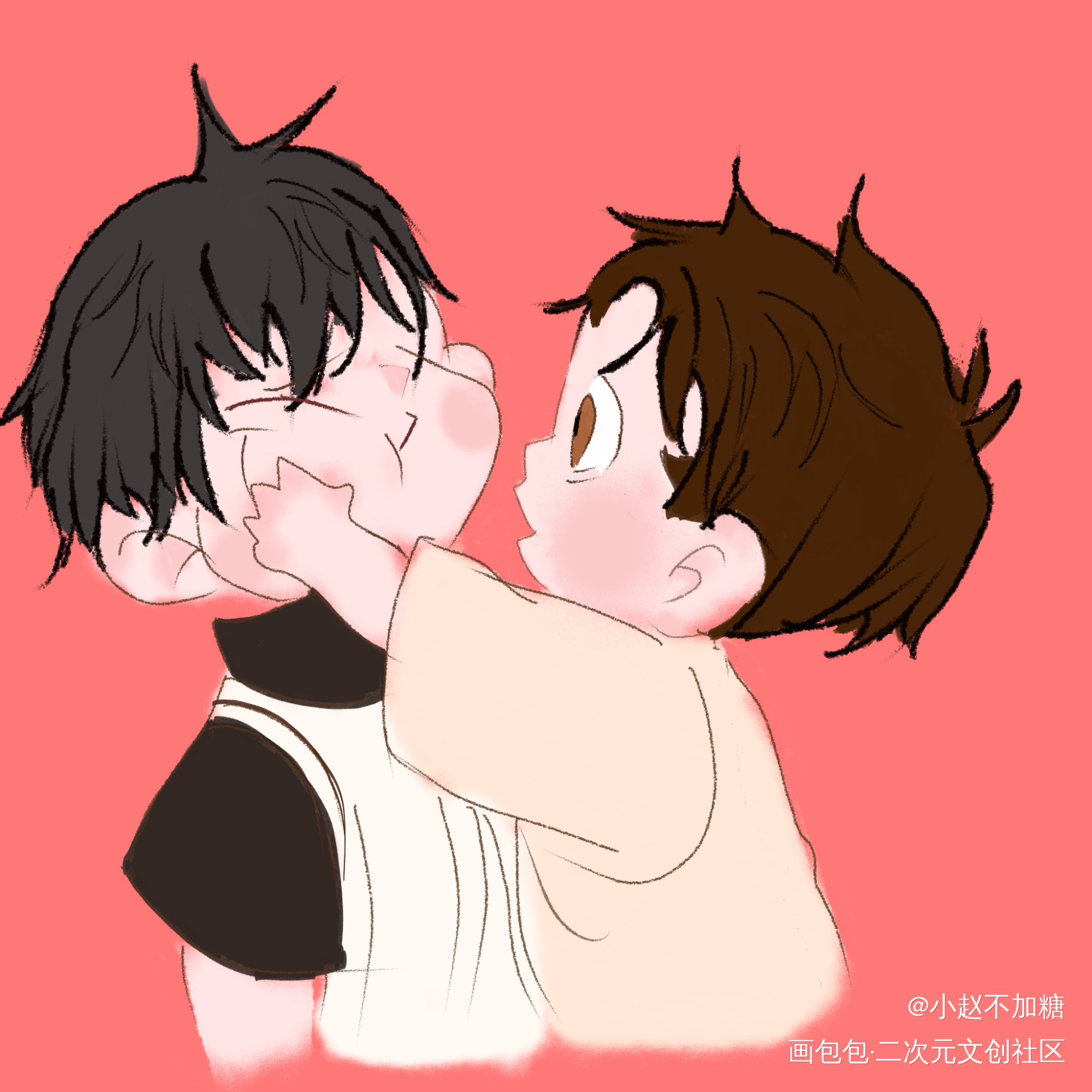 简哥……别捏了_188男团李简Q版绘画作品