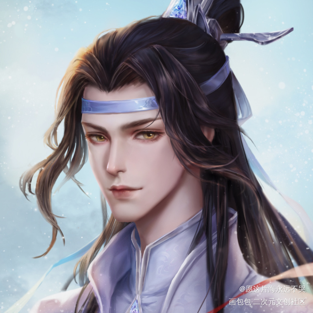 皎月_魔道祖师忘羡绘画作品