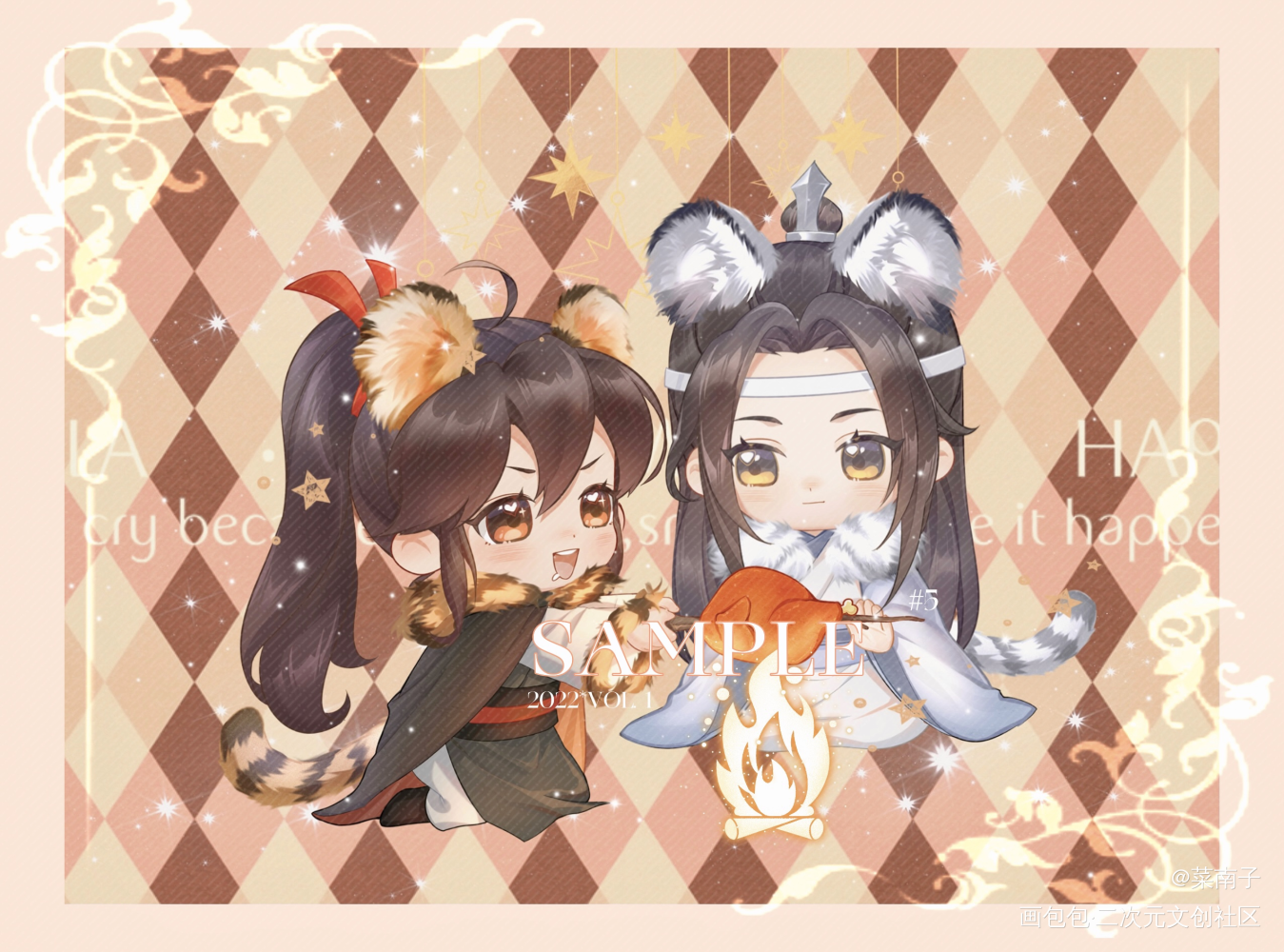 存稿6_魔道祖师忘羡Q版绘画作品