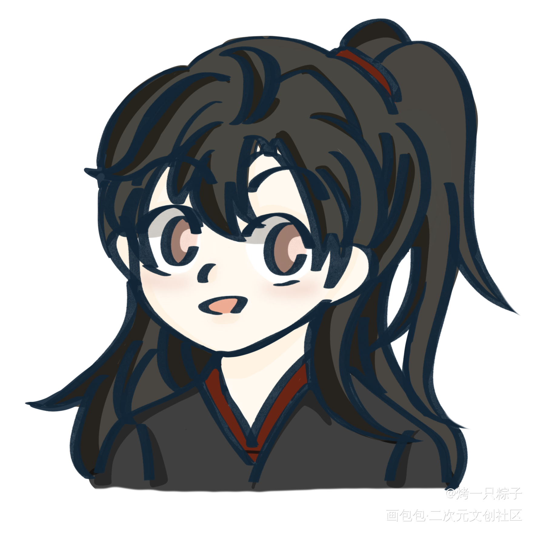 羡羡_魔道祖师魏无羡绘画作品