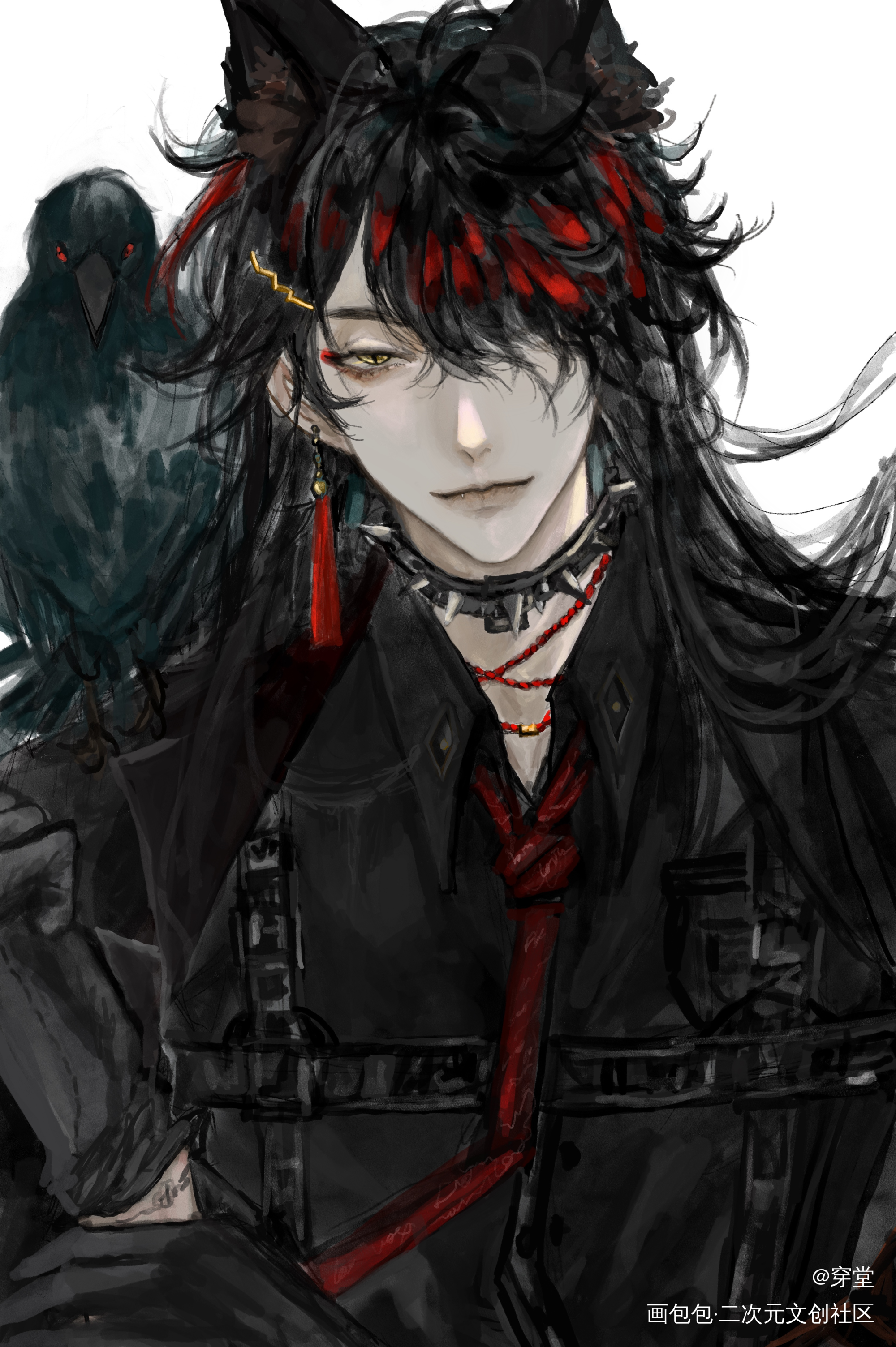 警犬vox akuma_同人voxakumaprocreate绘画绘画作品