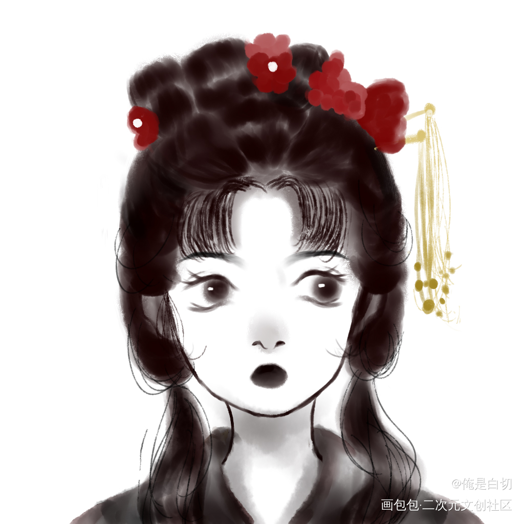 五月烟雨蒙蒙唱扬州 百年巧合话_板绘涂摸鱼页绘画作品