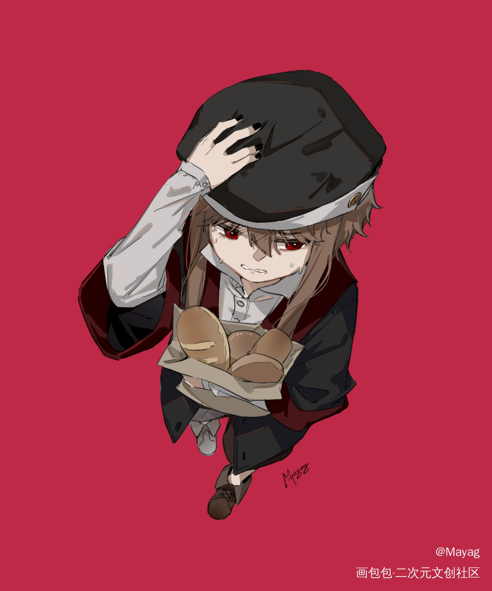 “你不是人类吧？”_玛雅正太立绘插画绘画原创oc绘画作品