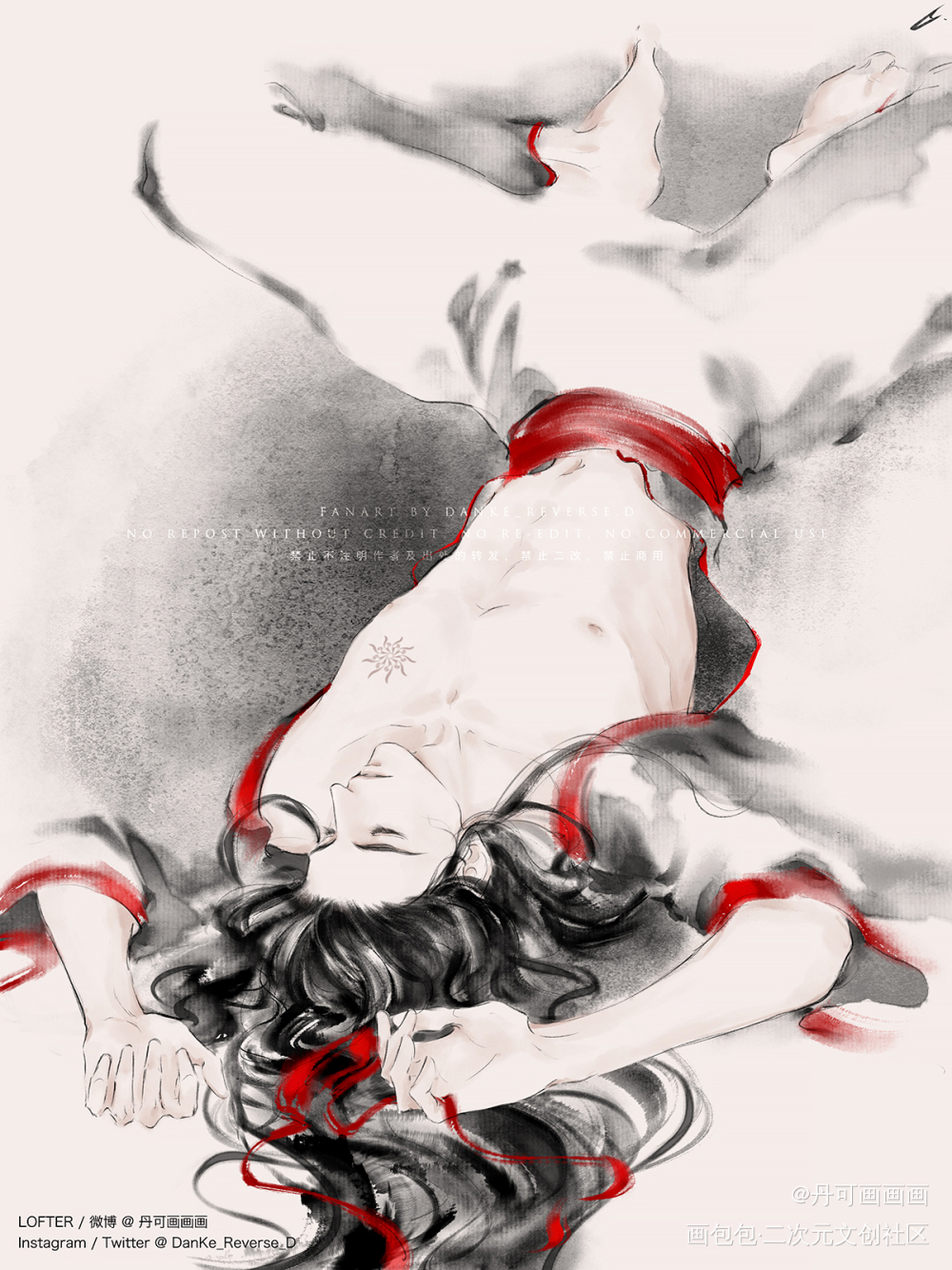 睡老祖（？_魔道祖师忘羡魏无羡绘画作品