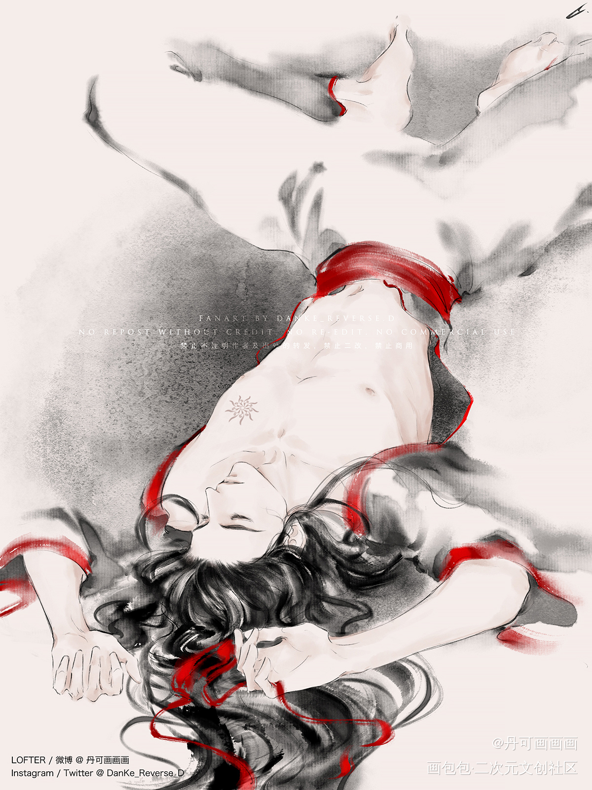 睡老祖（？_魔道祖师忘羡魏无羡绘画作品