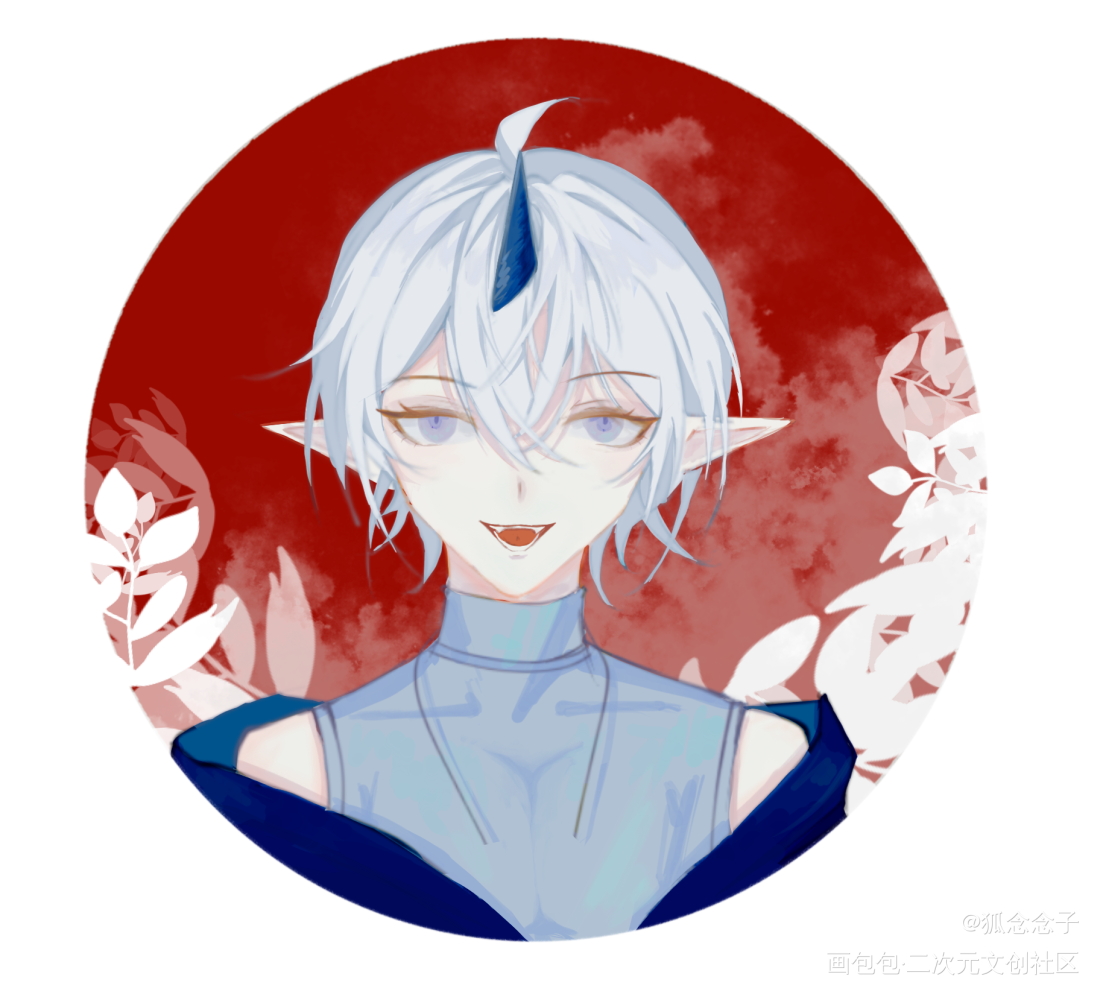 吾儿纯享版_板绘涂平涂日系摸鱼绘画oc绘画作品