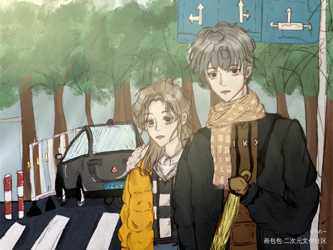 ?_摸鱼页绘画作品
