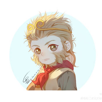 西游记孙悟空q版同人tvb西游记约稿绘画作品