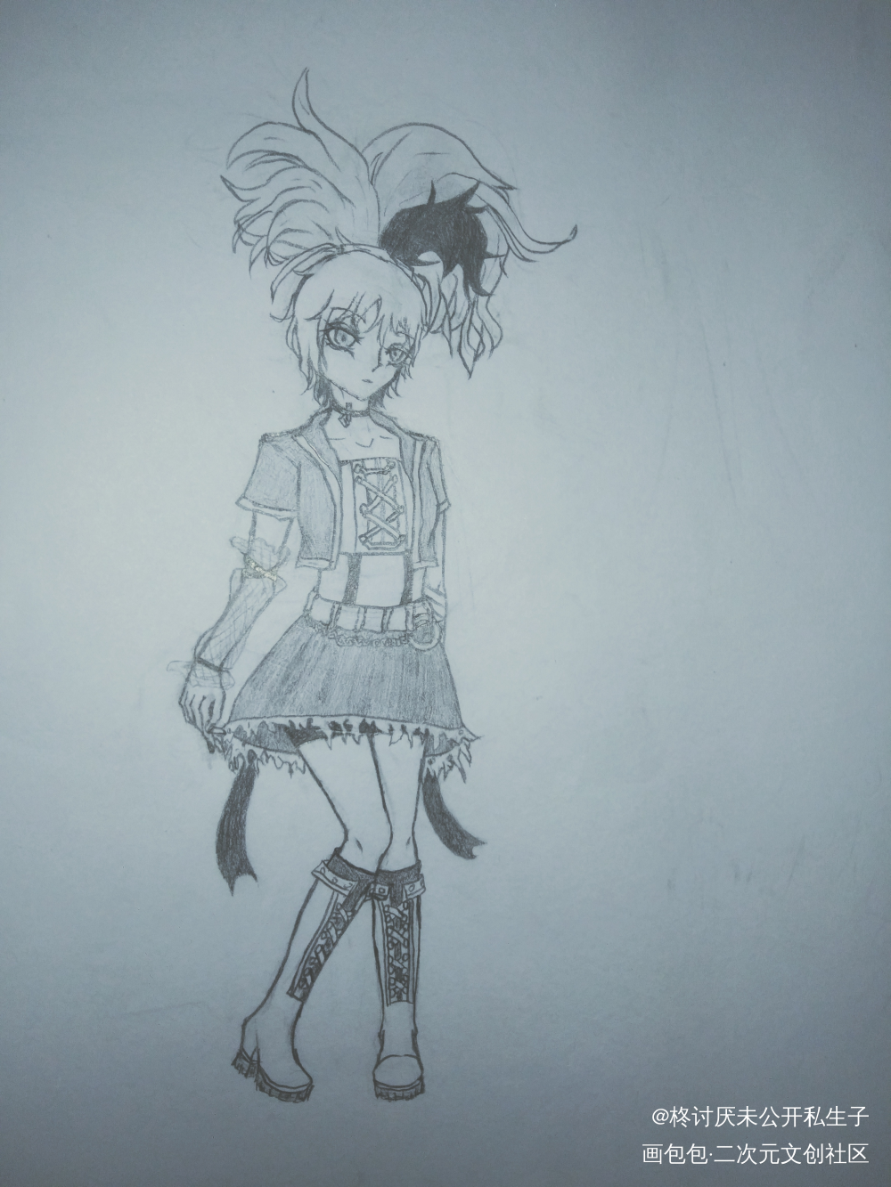 补一个生贺_VOCALOID铅笔vflower绘画作品