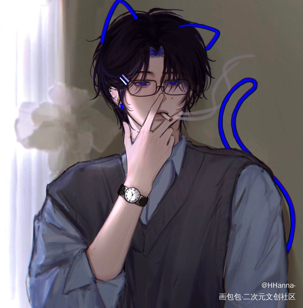 自设again_摸鱼自设绘画作品