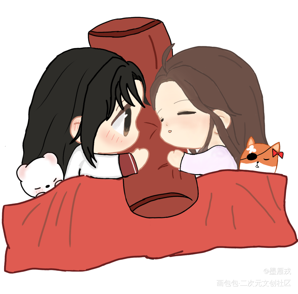 _天官赐福绘画作品