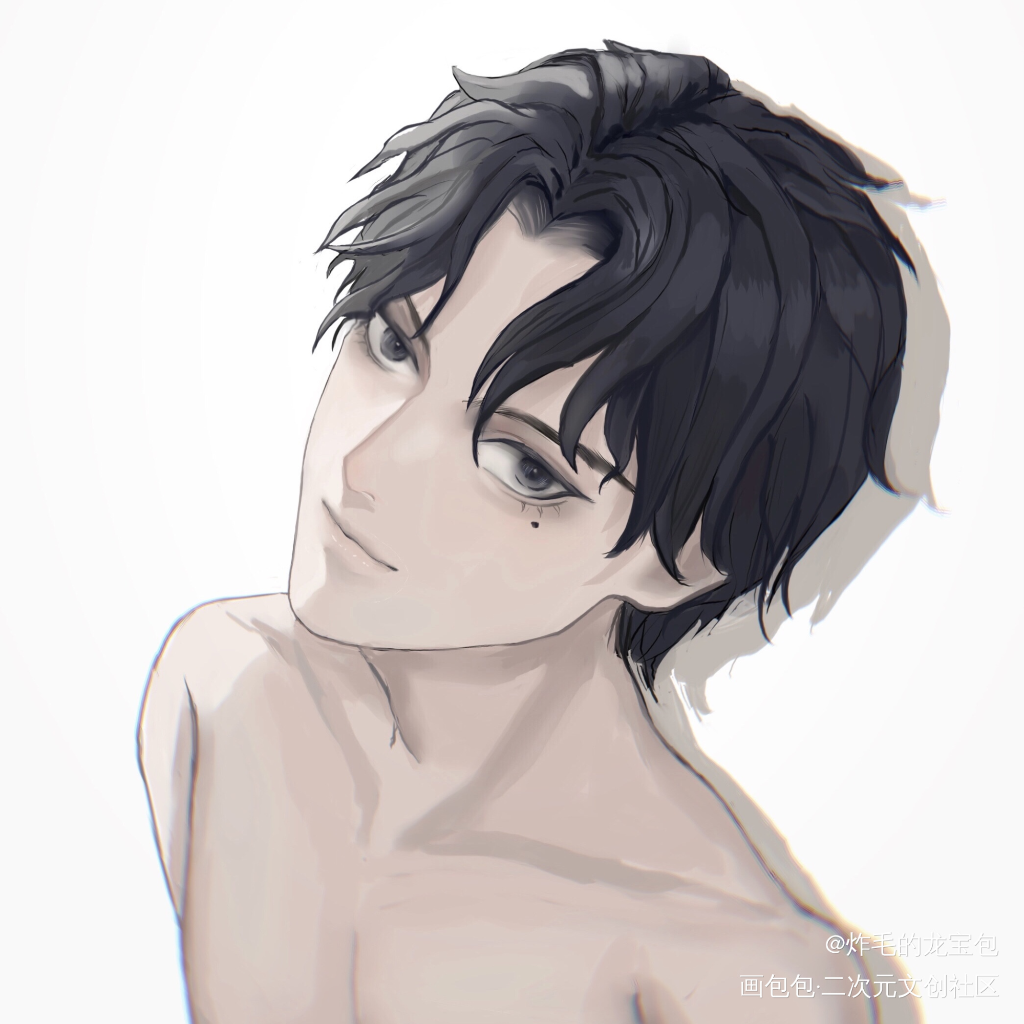 小甜辛_谁把谁当真188男团妹叔赵锦辛绘画作品
