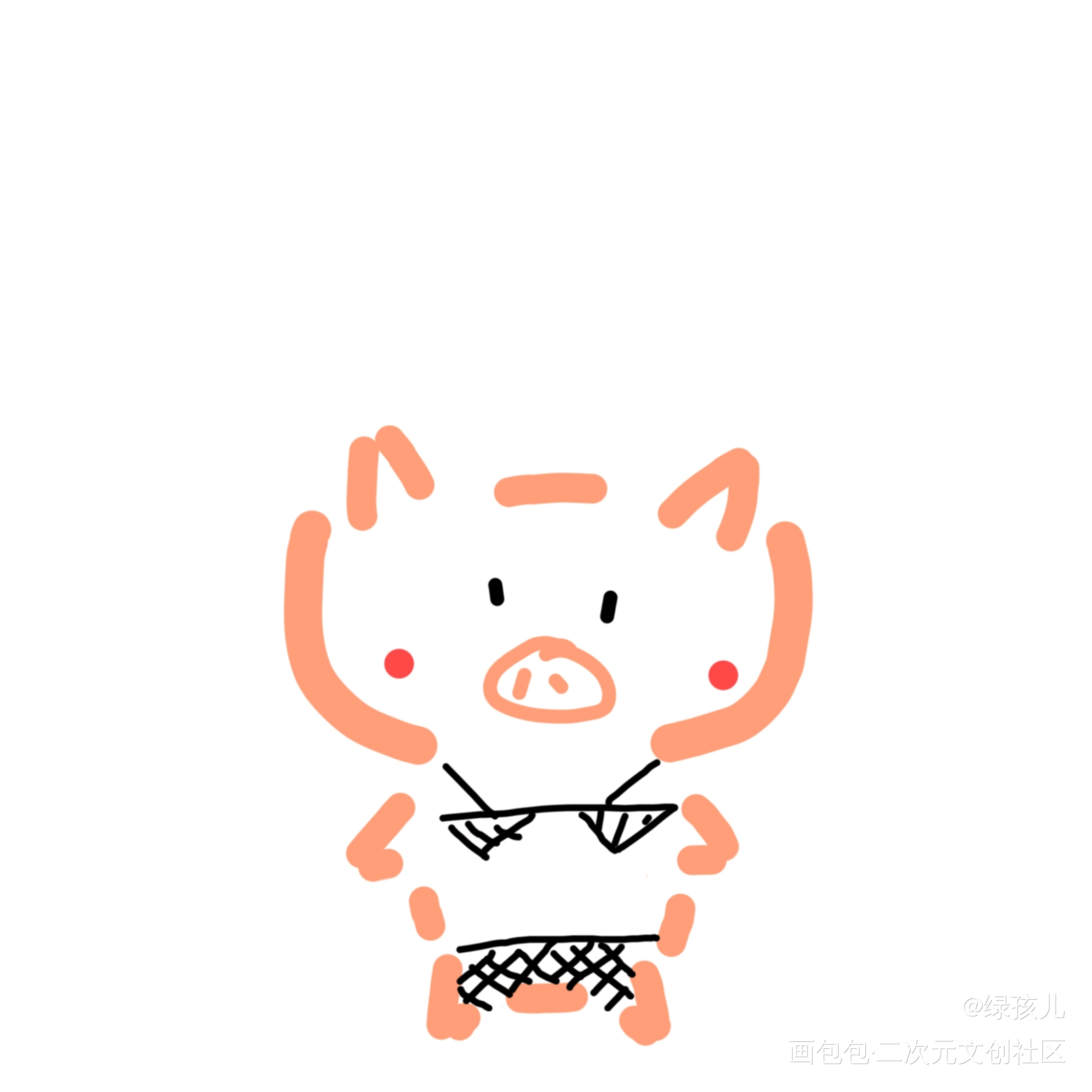 _摸鱼页绘画作品