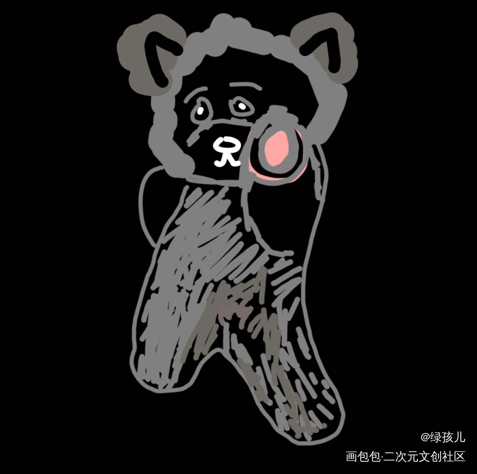 _摸鱼页绘画作品