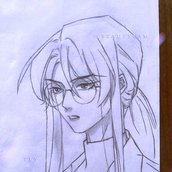 雨总_不健全关系铅笔黑白简笔摸鱼页绘画作品