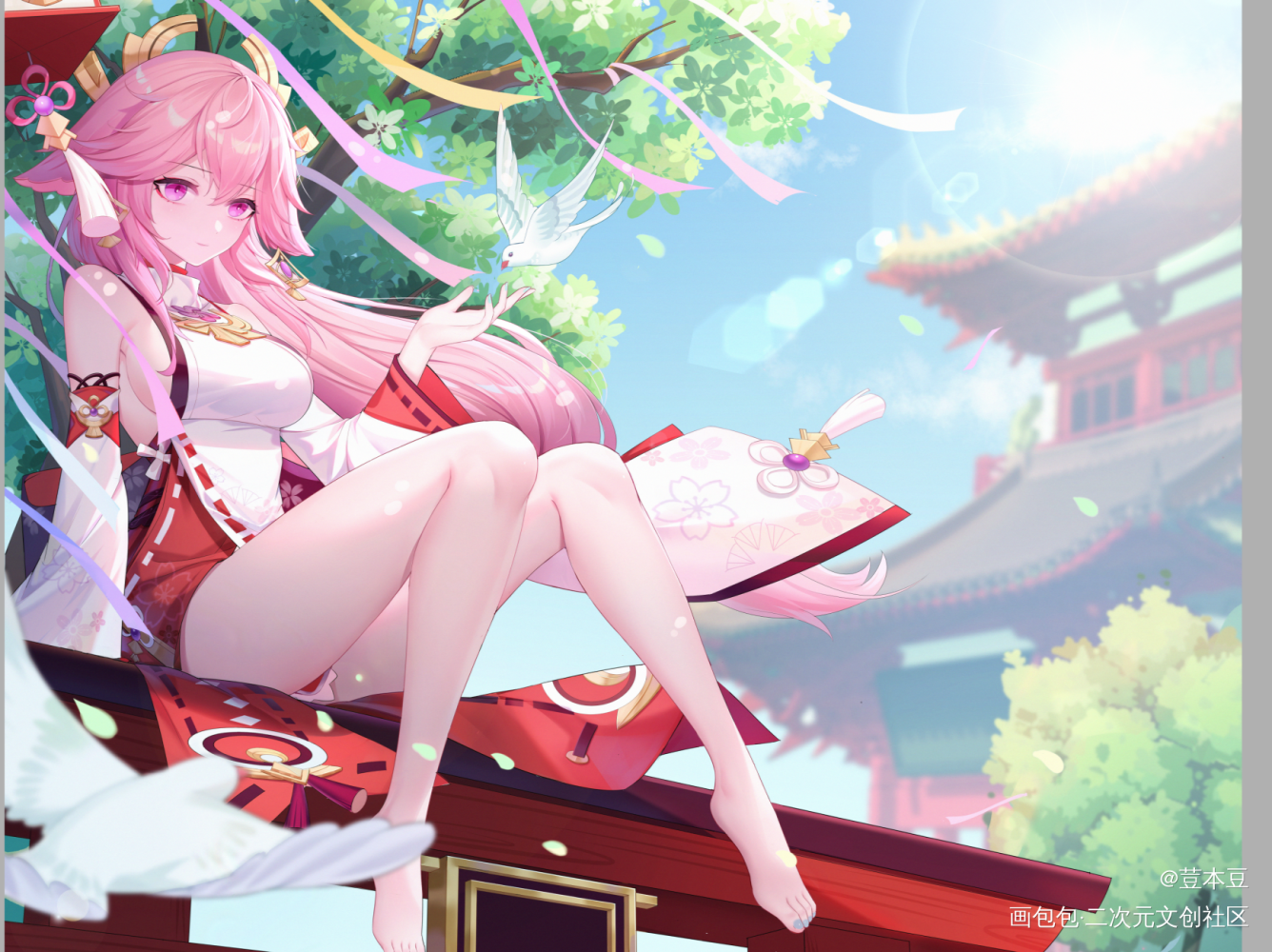神子嘿嘿_原神绘画绘画作品