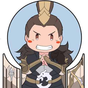 少年意气_忘川风华录霍去病辛弃疾孙策萌系少年插画绘画作品