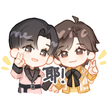 seno_平涂日系q版目黑莲消失的初恋道枝骏佑绘画作品