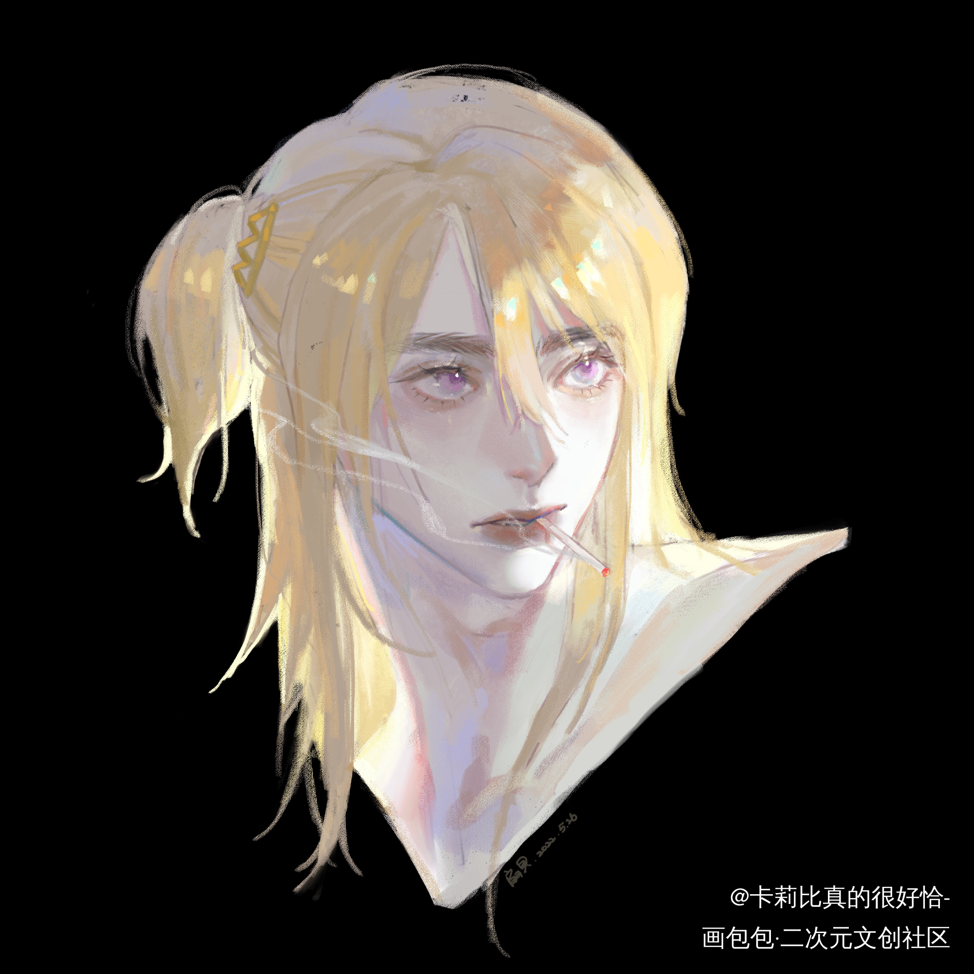 露_虚拟主播luxiemLucakaneshiro绘画作品