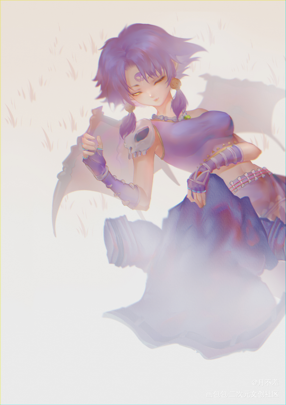 _梦幻西游骨精灵绘画作品