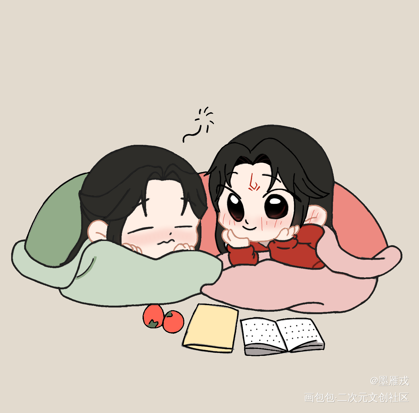 _人渣反派自救系统绘画作品