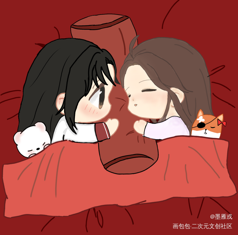 _人渣反派自救系统天官赐福魔道祖师绘画作品