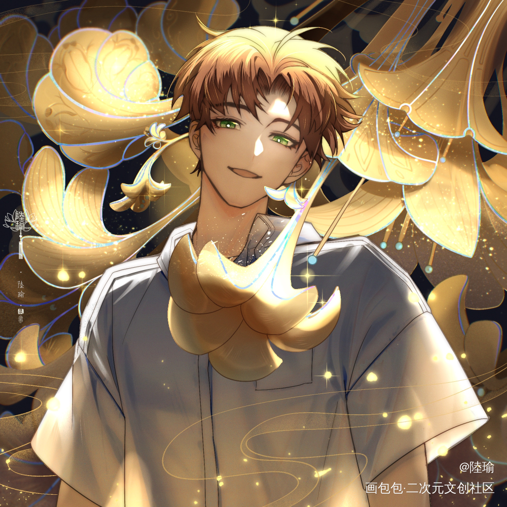 _光与夜之恋夏鸣星绘画作品