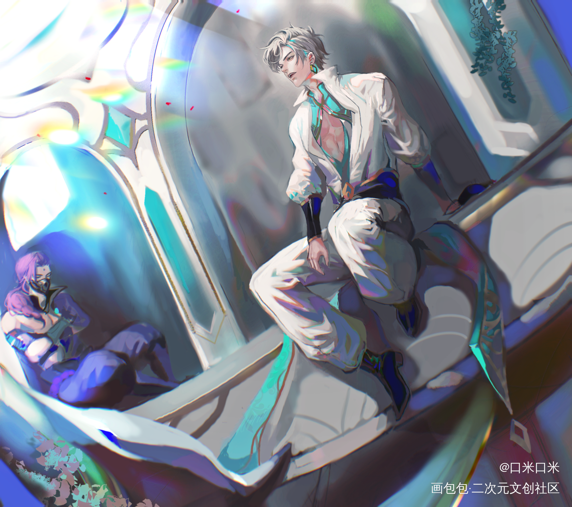 为你准备了玉焰火_王者荣耀兰陵王同人暃陵暃绘画作品