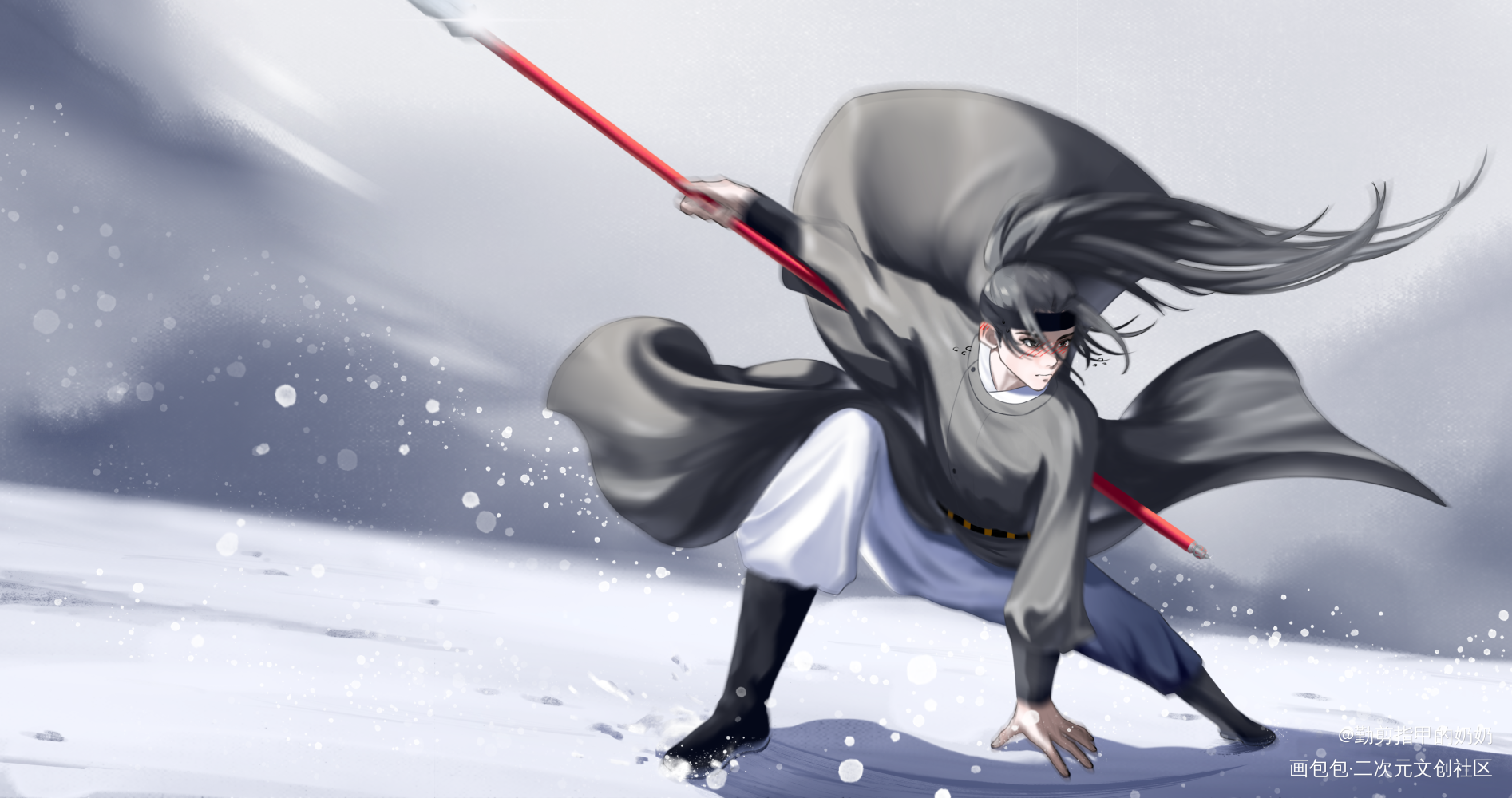 千万少女的老公_将进酒陆广白绘画作品