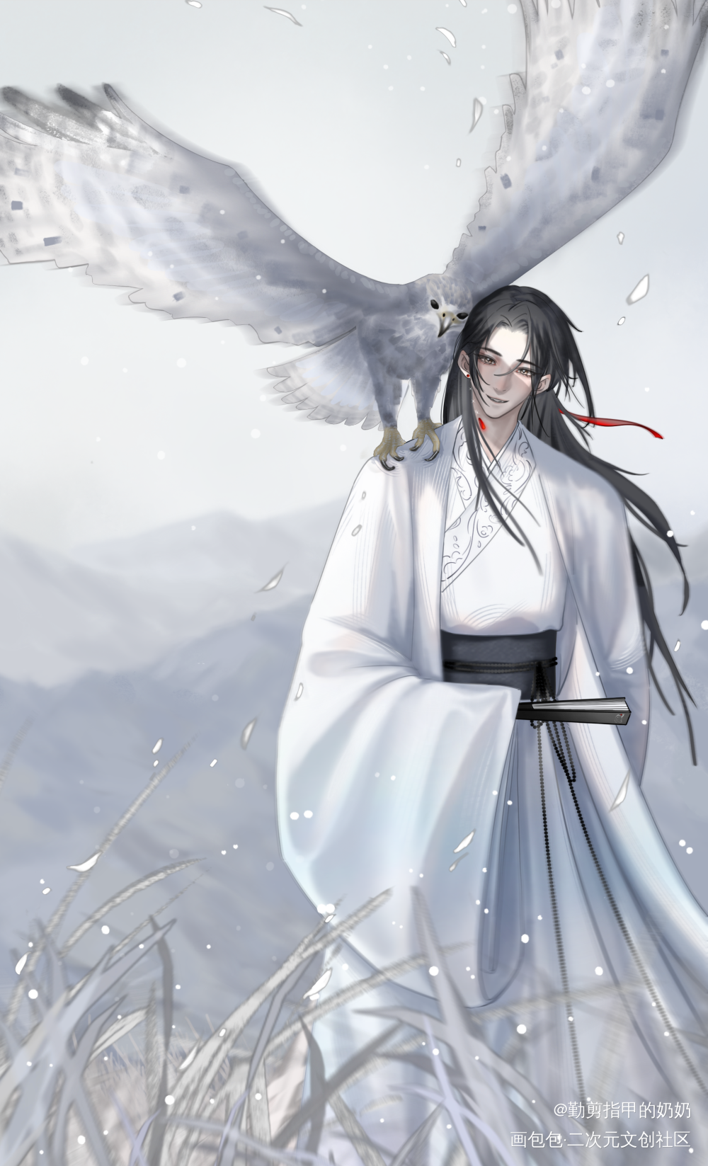 内子与猛_将进酒沈兰舟猛绘画作品