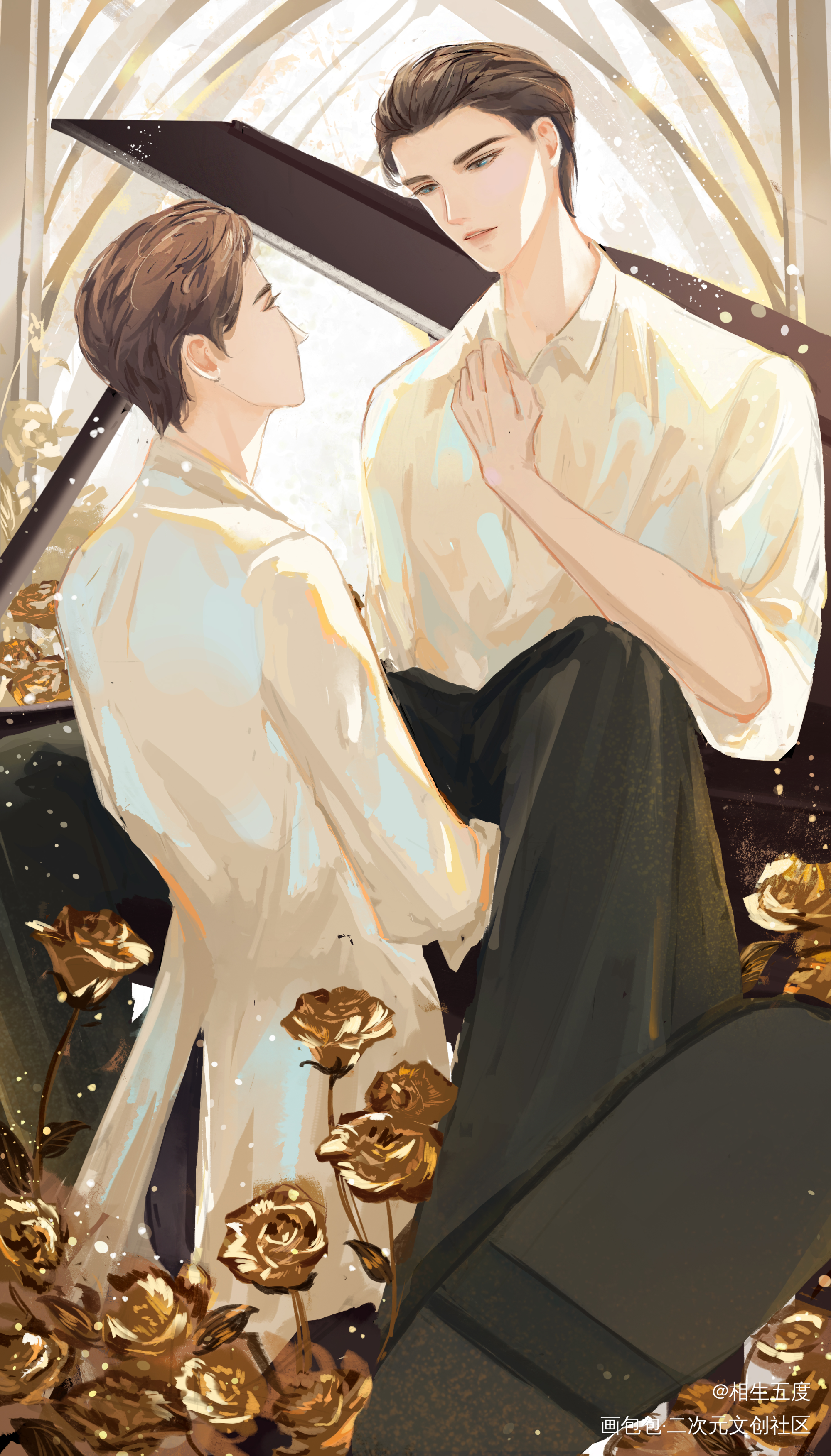 贺予生日快乐~_病案本予清谢清呈贺予绘画绘画作品