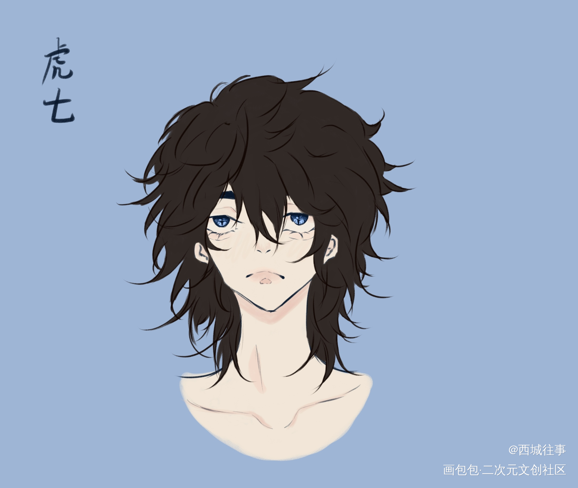少年_原创oc绘画作品