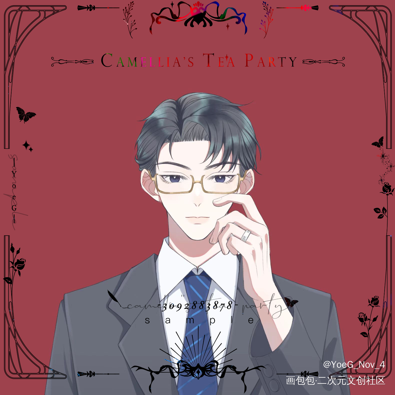 原顾绝配！_针锋对决188男团原顾绘画作品