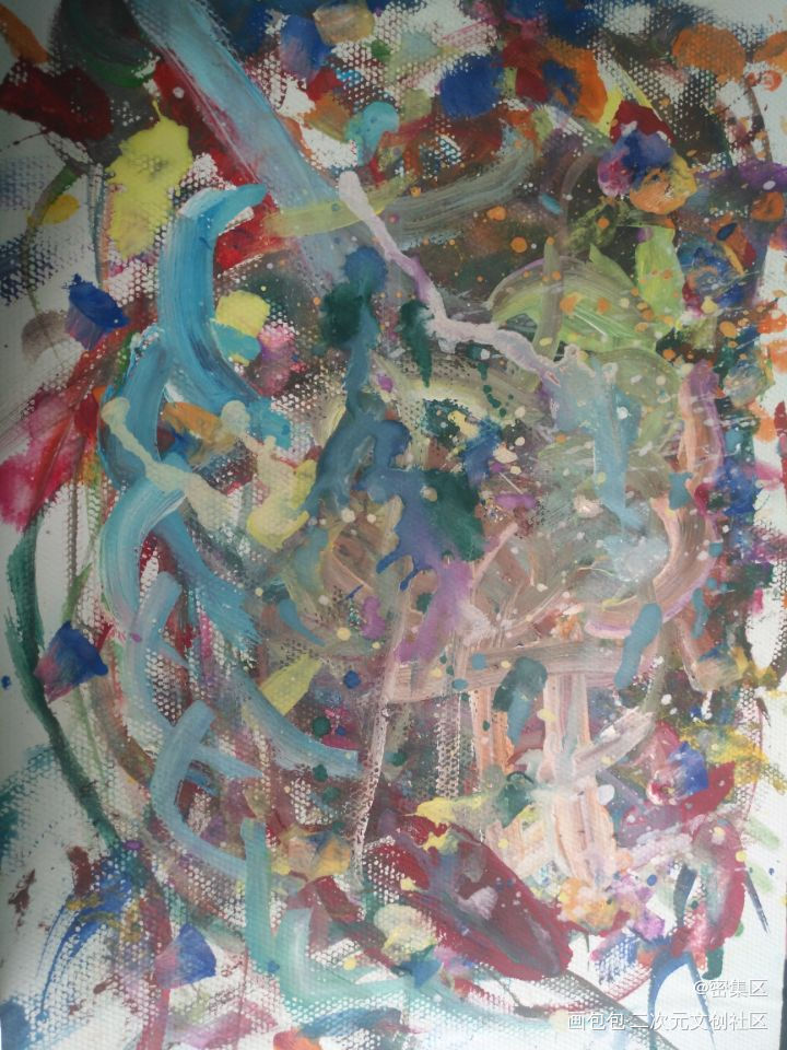 乱七八糟。_手绘绘画作品