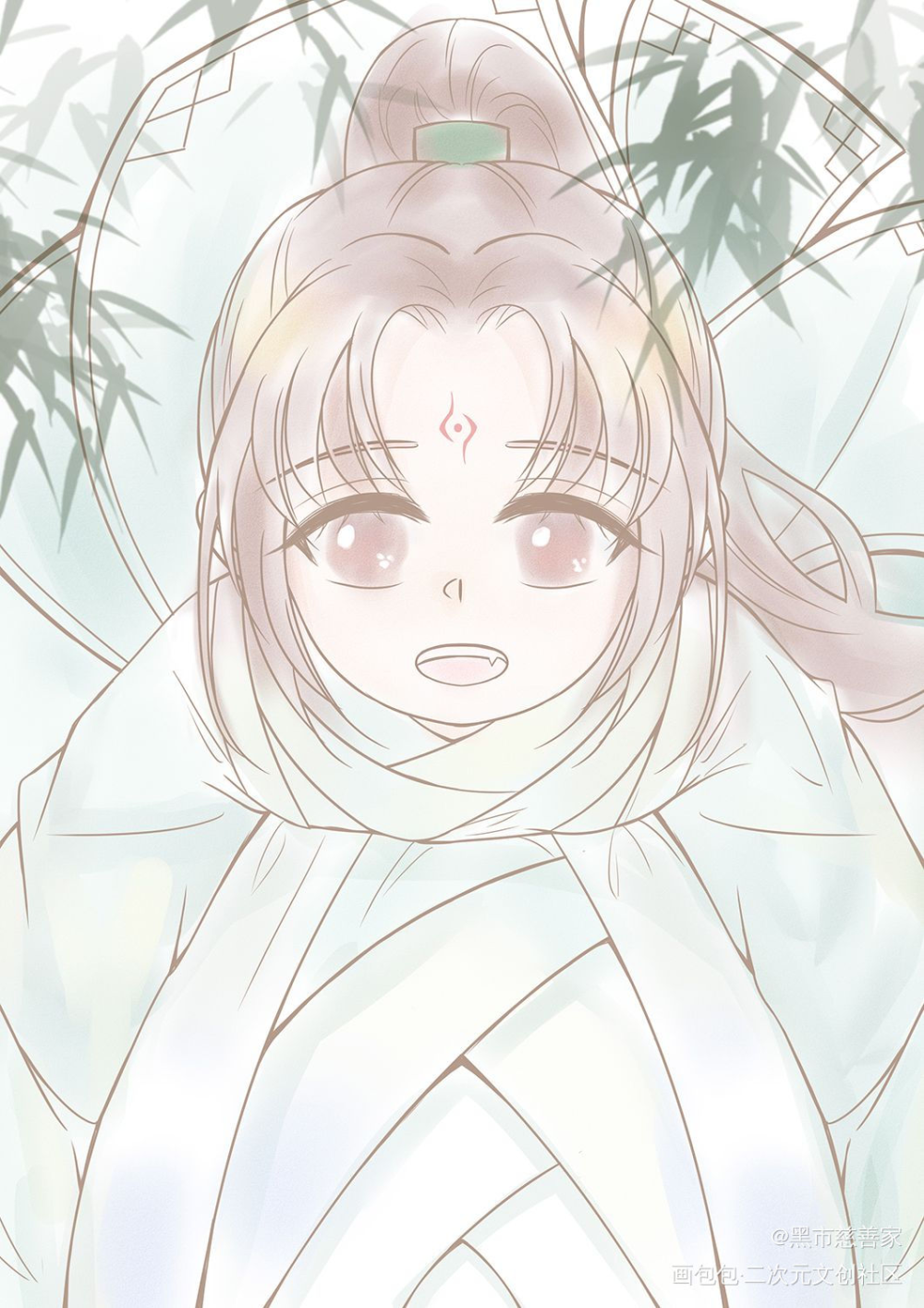 _人渣反派自救系统冰秋绘画作品