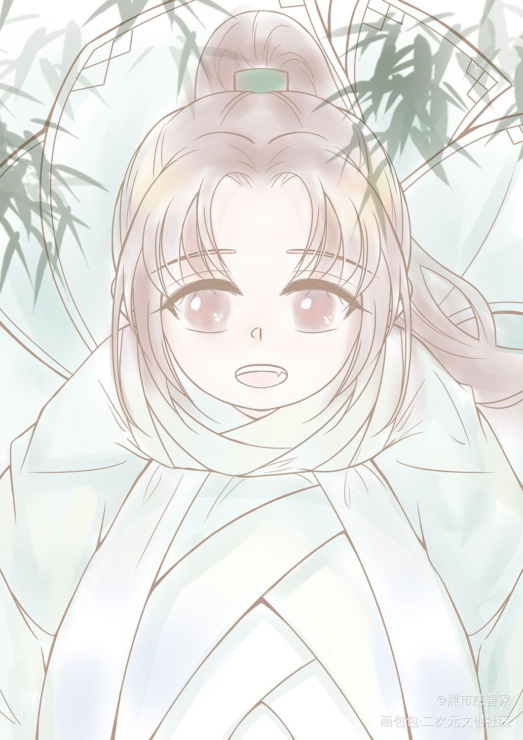 _人渣反派自救系统冰秋绘画作品