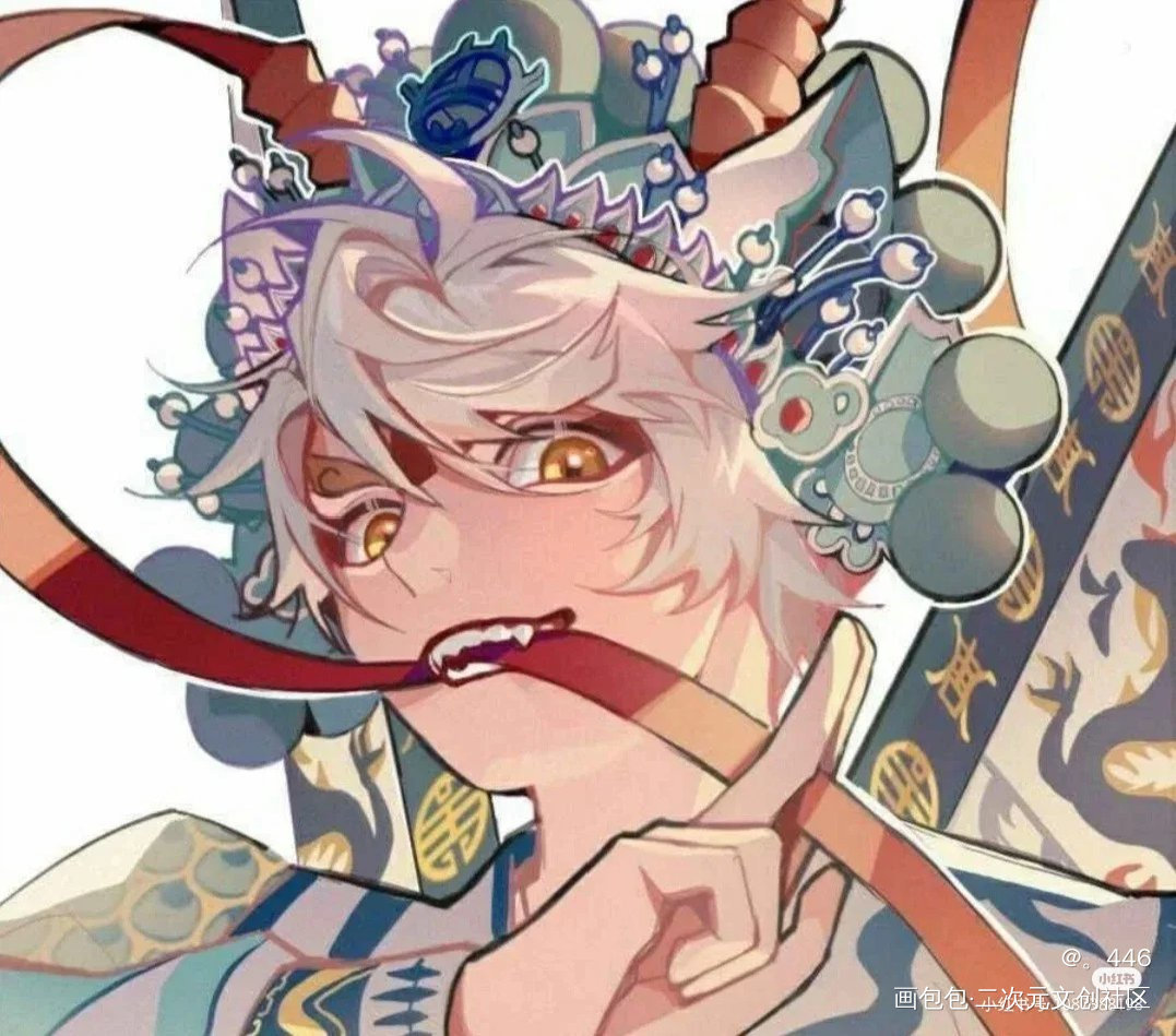 _京剧猫绘画作品