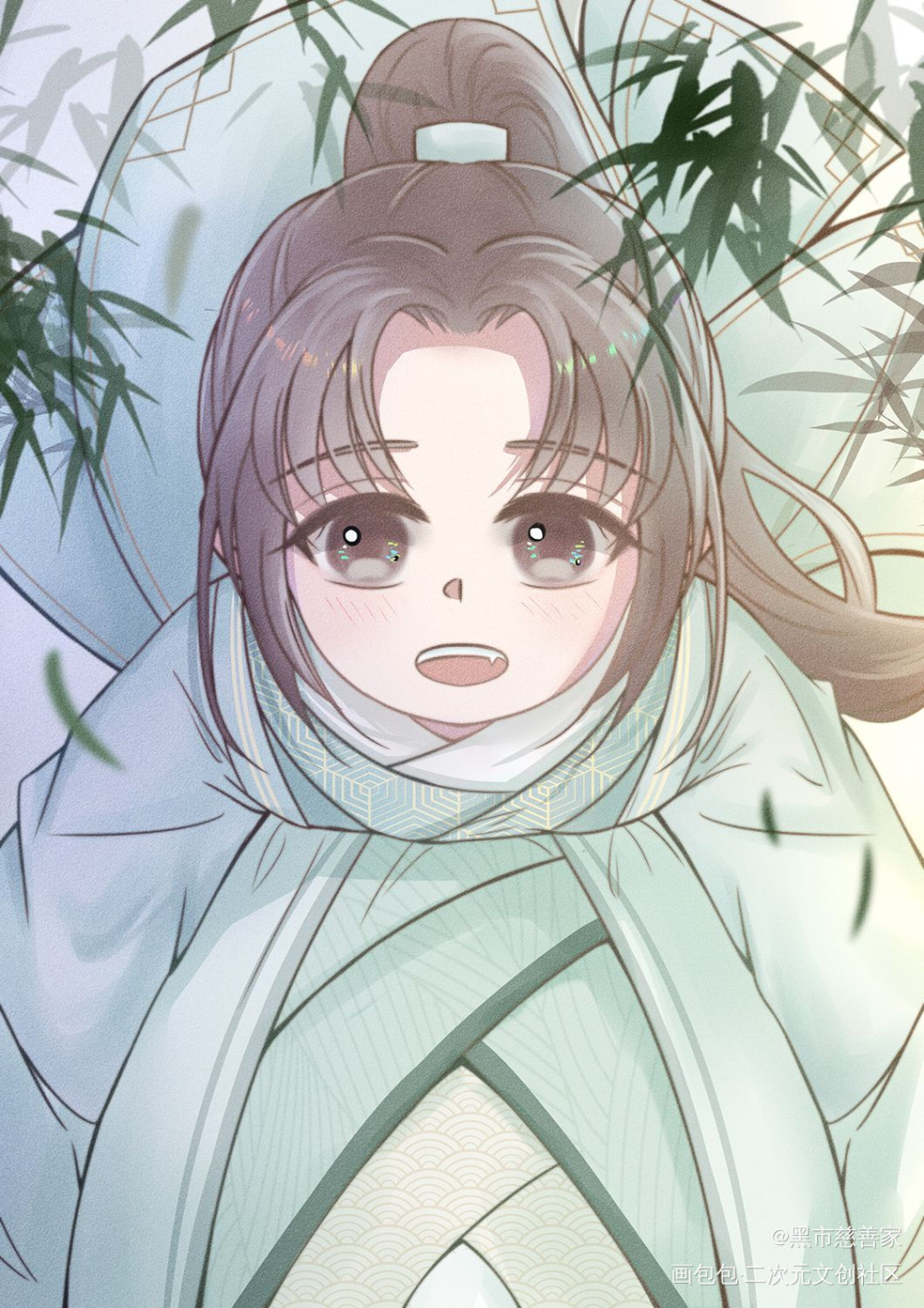 _人渣反派自救系统冰秋绘画作品