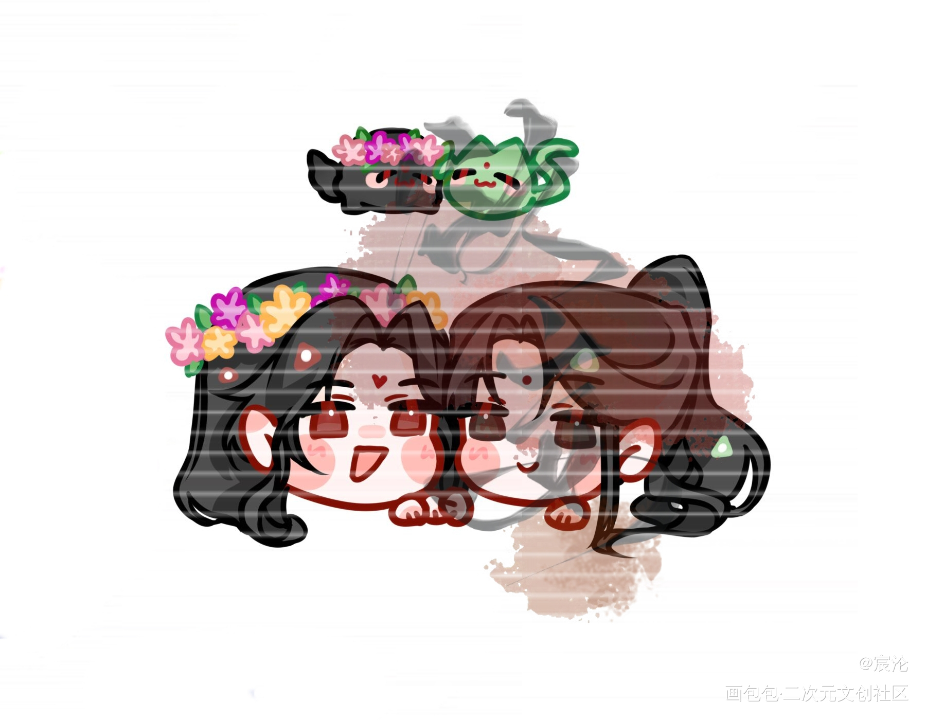 冰秋贴贴_人渣反派自救系统冰秋墨香铜臭绘画作品
