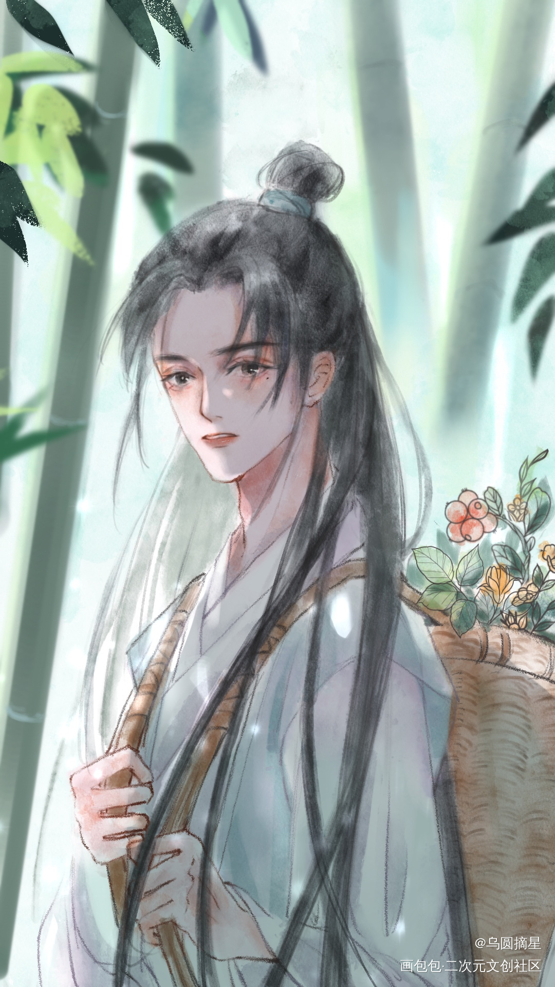 三嫁咸鱼#林清羽#_三嫁咸鱼绘画作品