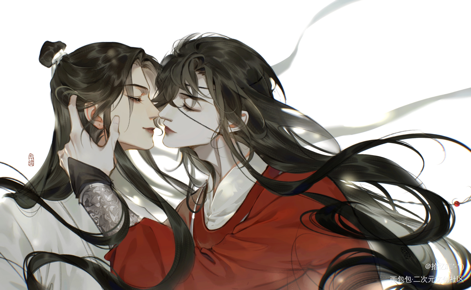 风起时_天官赐福绘画作品