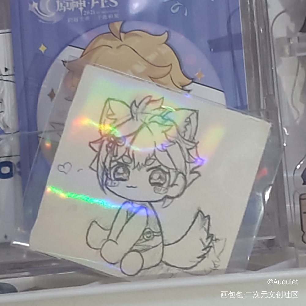 谁会不喜欢可爱的五郎呢？˃ʍ˂_原神五郎绘画作品