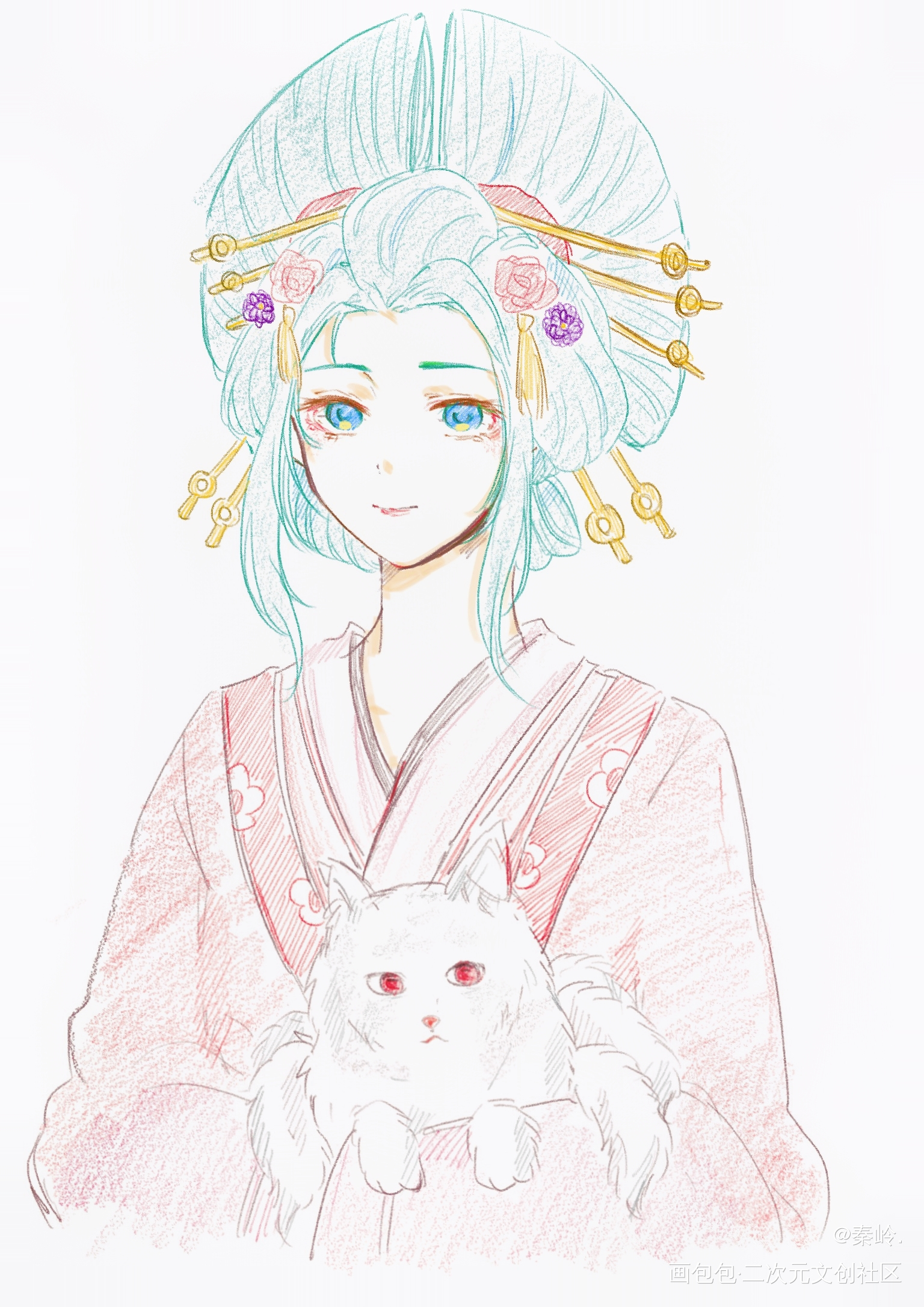 小紫_海贼王梦女绘画作品