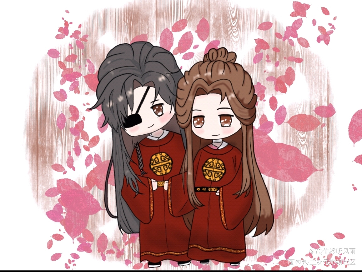 花怜_天官赐福花怜墨香铜臭临摹绘画作品