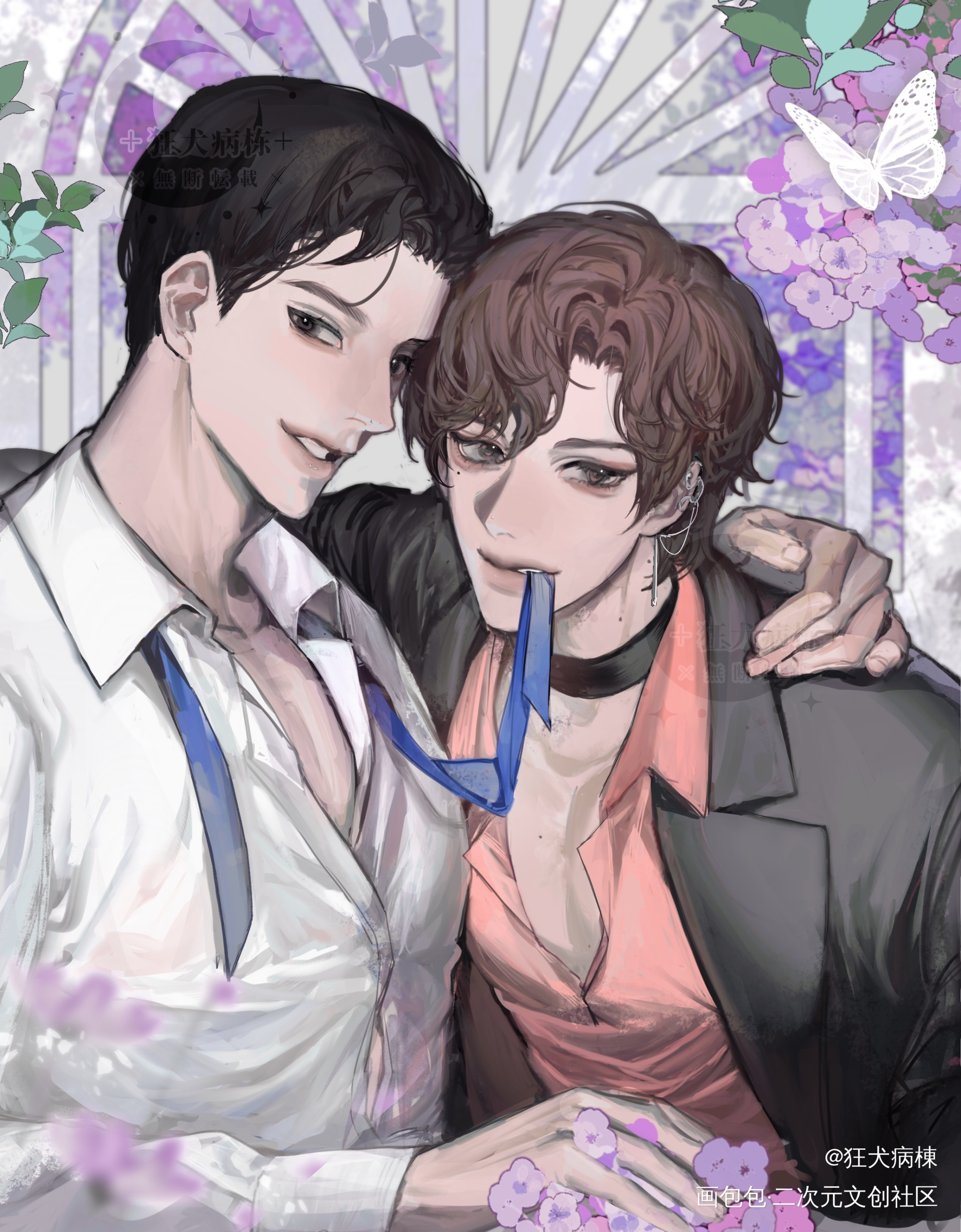 _谁把谁当真188男团妹叔黎朔赵锦辛绘画作品