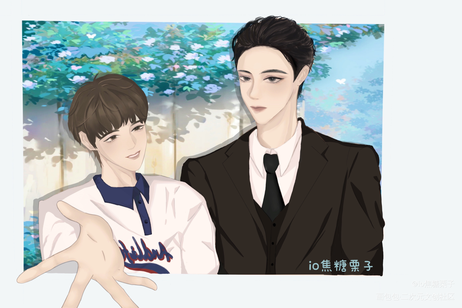 跨次元_188男团群秀绘画作品