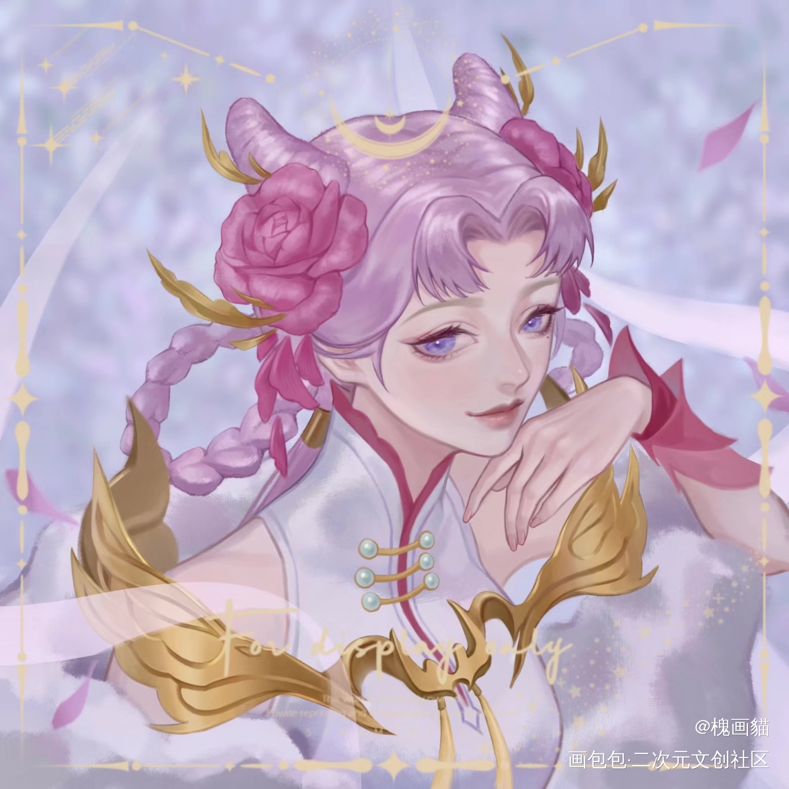嫦娥源梦皮肤_王者荣耀嫦娥绘画作品
